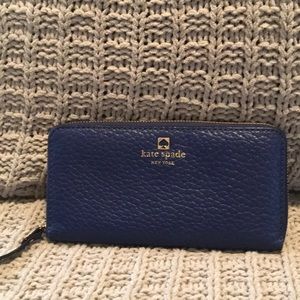 Cobalt blue Kate Spade wallet